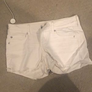 White American eagle Jean shorts